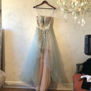 Terani  Couture High low Tule Ball Gown